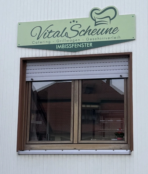 Vital Scheunep - Catering Grillwagen Geschirrverleih - Imbissfenster